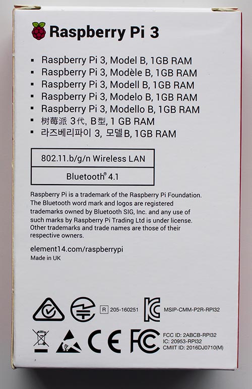 Raspberry Pi 3 Model B