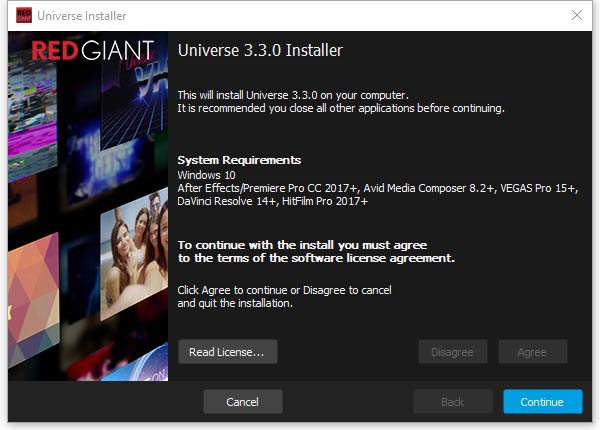 Red Giant Universe 3.3