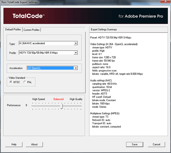 Rovi TotalCode for Adobe Premiere Pro