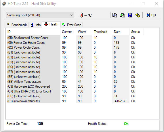 Samsung SSD 850 EVO M.2 (MZ-N5E250BW)