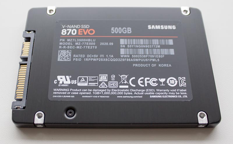 Samsung 870 EVO (MZ-77E500BW)