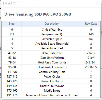 Samsung 960 EVO (MZ-V6E250BW)