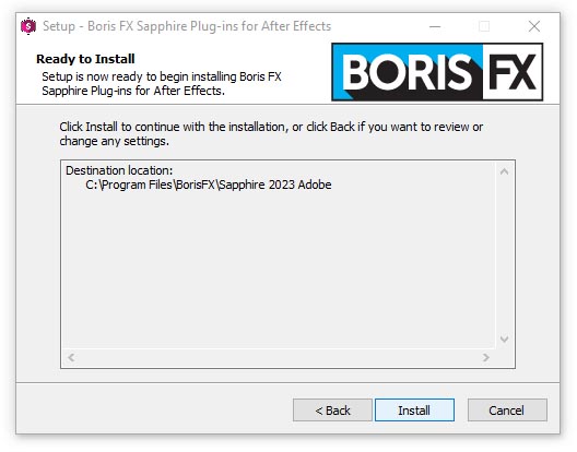BorisFX Sapphire 2023