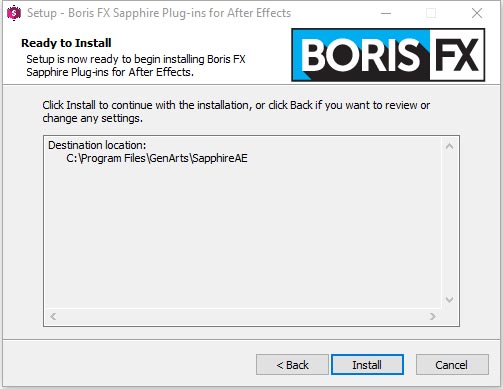 BorisFX Sapphire 2021