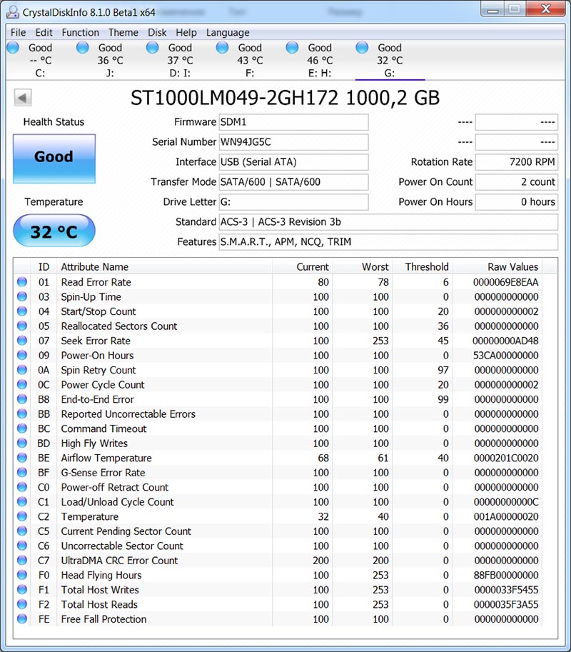 Seagate BarraCuda Pro ST1000LM049