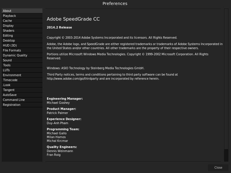Adobe SpeedGrade CC 2014.2