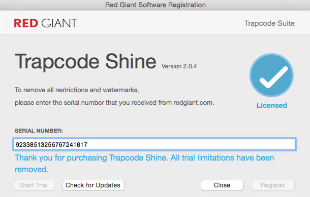 Red Giant Trapcode Suite 14.0.2