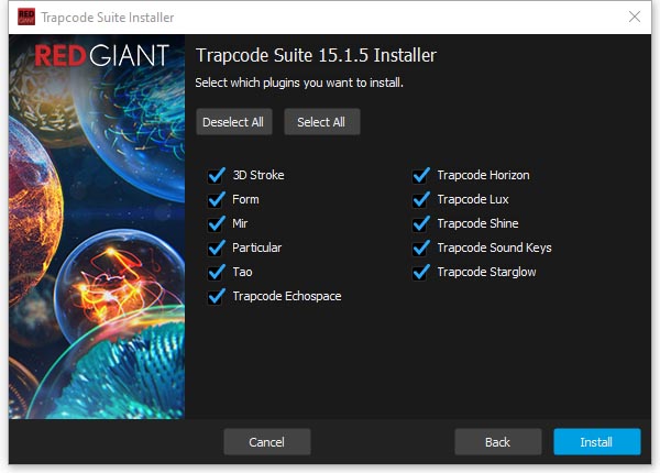 Red Giant Trapcode Suite 15