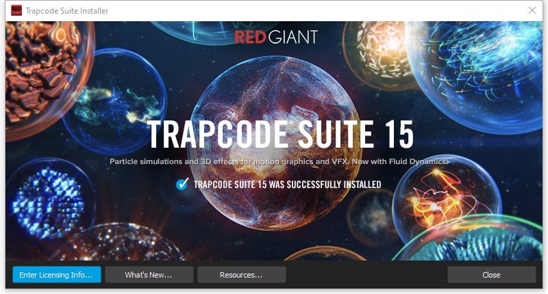 Red Giant Trapcode Suite 15