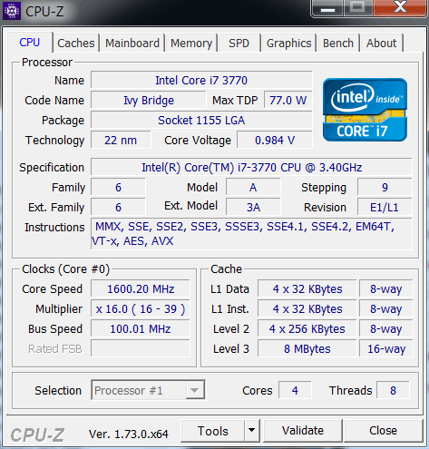 Intel HD Graphics 4000 (GT2)