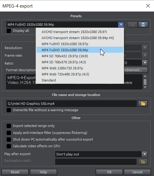 Intel HD Graphics 530 (GT2)