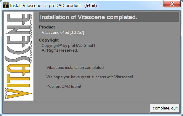 proDAD Vitascene V3 PRO