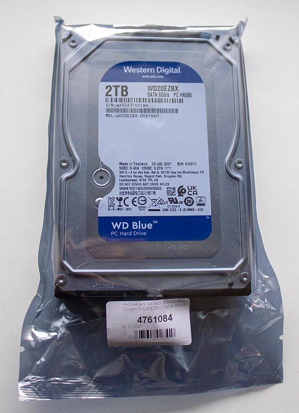 Western Digital WD Blue WD20EZBX