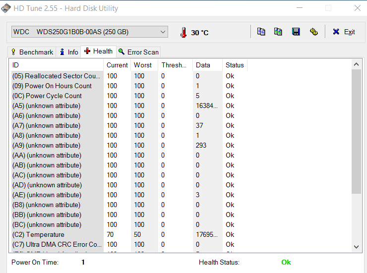 WD Blue WDS250G1B0B