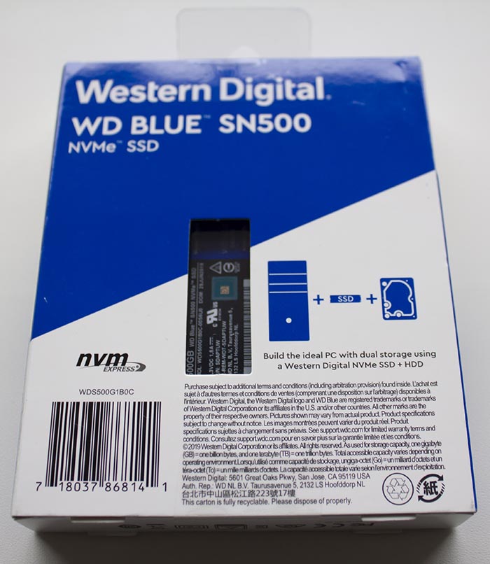 WD Blue WDS500G1B0C