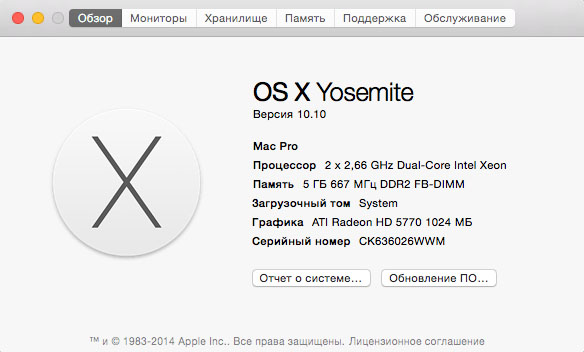 OS X Yosemite 10.10