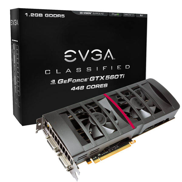 EVGA GeForce GTX 560 Ti Classified (448)