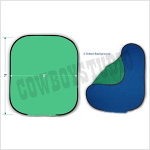 Reversible Two Sided Pop Out Chormakey Green & Blue Background Panel