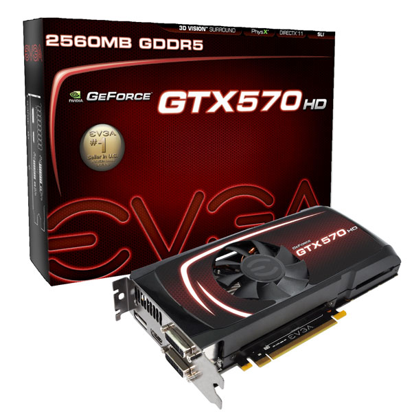 EVGA GeForce GTX 570 HD 2560MB