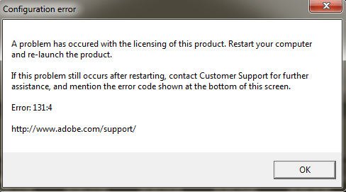 Error: 131:4