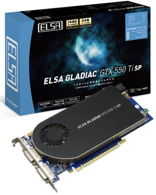 ELSA GLADIAC GTX 550 Ti SP 1GB