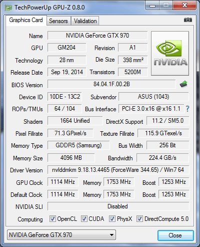 ASUS STRIX-GTX970-DC2OC-4GD5