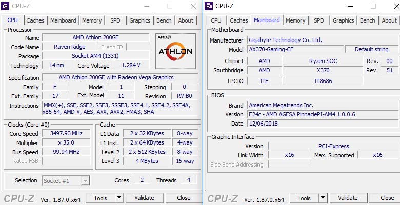 AMD Athlon 200GE