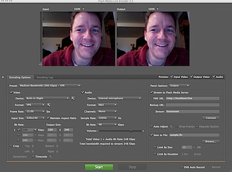 Adobe Flash Media Live Encoder 3.2
