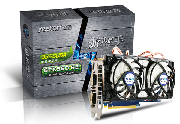 Yeston GeForce GTX 560 SE GameMaster