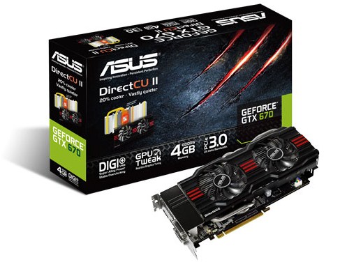 ASUS GTX670-DC2-4GD5