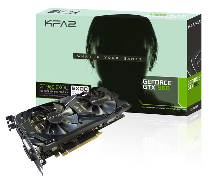 KFA2 GeForce GTX 960 EXOC