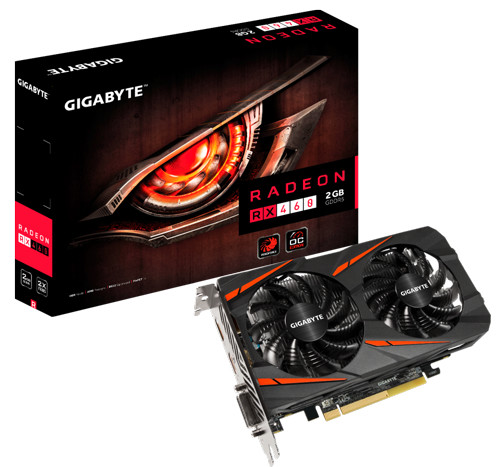 Gigabyte Radeon RX460 WINDFORCE OC 2G