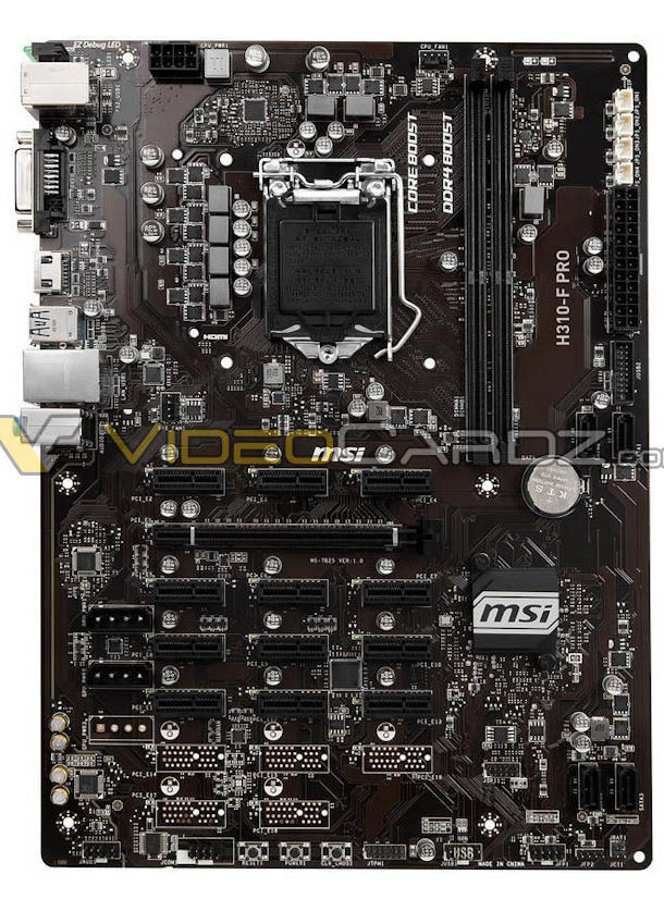 MSI H310-F PRO Mining