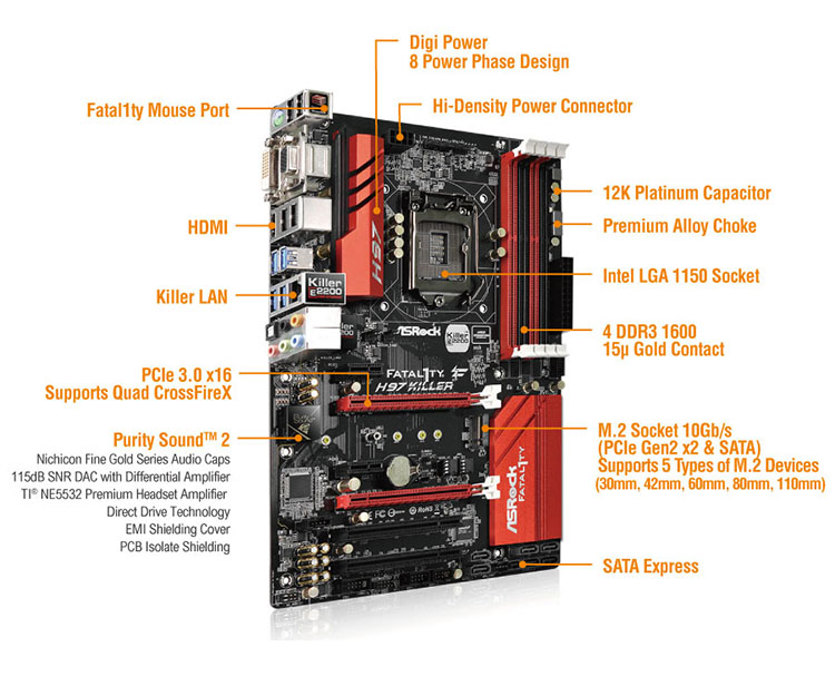 Asrock Fatal1ty H97 Killer