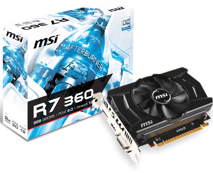 MSI R7 360 2GD5 OC