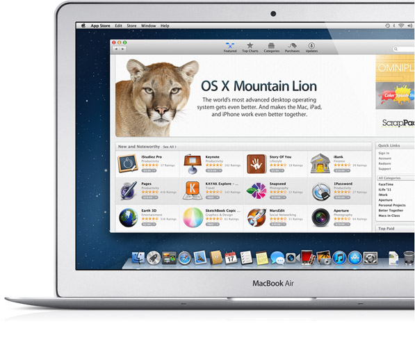 Mac OS X 10.8 Mountain Lion