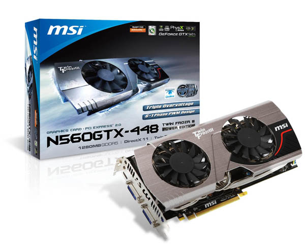 MSI N560GTX-448 Twin Frozr III Power Edition