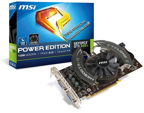 MSI GEFORCE GTX N650Ti Power Edition