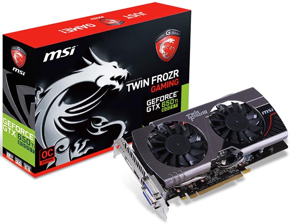 MSI N650Ti TF 2GD5/OC BE