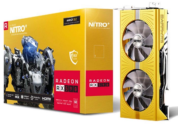 Sapphire Nitro+ Radeon RX 590 8GB AMD 50th Anniversary Edition