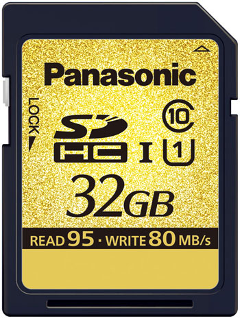 Panasonic Gold SDHC UHS-I