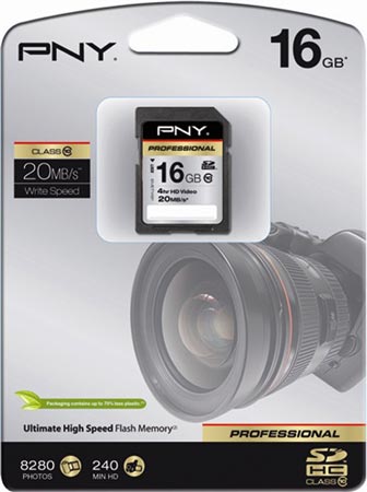 PNY SDHC Class 10 Professional 16GB