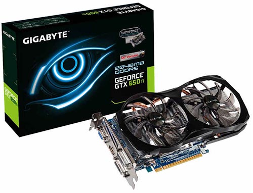 Gigabyte GeForce GTX 650 Ti 2GB WindForce OC