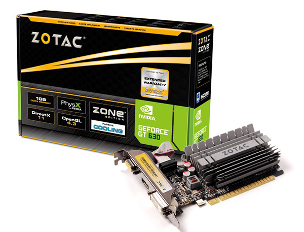 ZOTAC GeForce GT 630 ZONE Edition