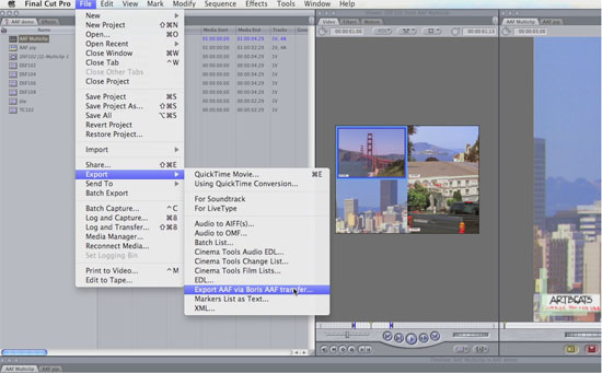 Boris AAF Transfer Plug-In  Avid Media Composer 5