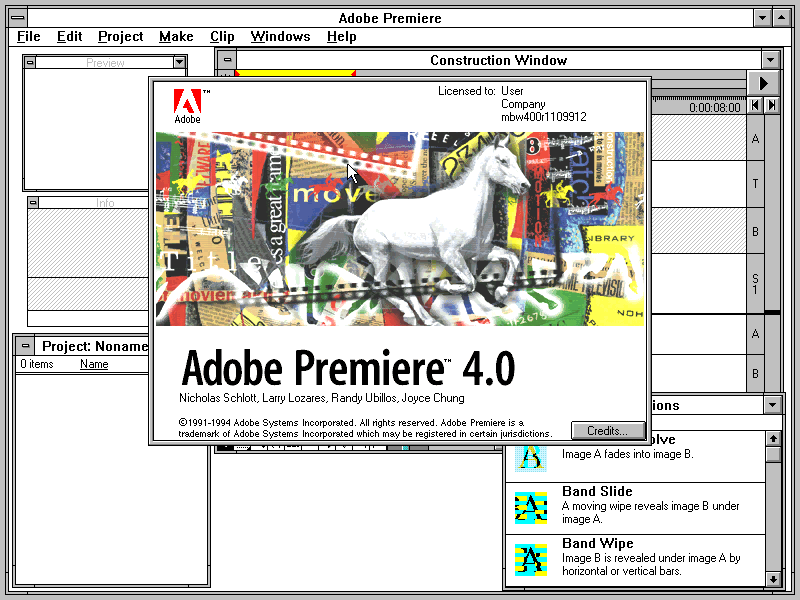 Adobe Premiere 4.0