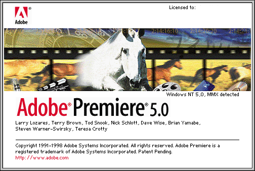Adobe Premiere 5.0