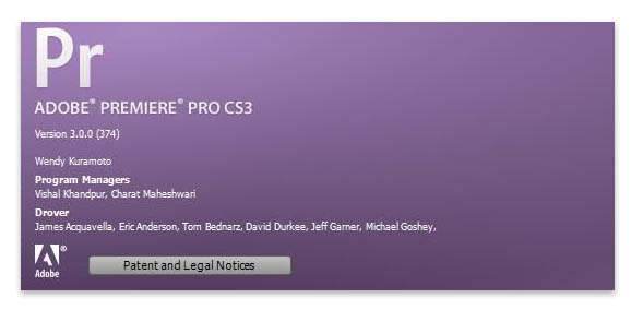 Adobe Premiere Pro CS3
