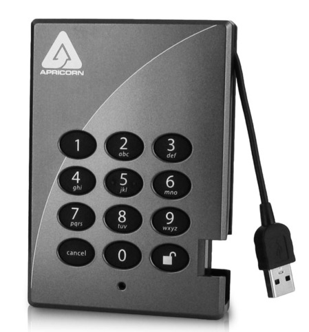 Apricron Aegis Padlock Secure Hard Drive