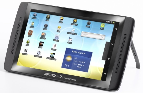 ARCHOS 70 internet table